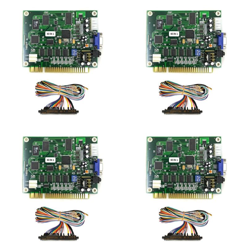 X64A-4X 60 In 1 Multicade PCB  - Usb Game Board Jamma review and price