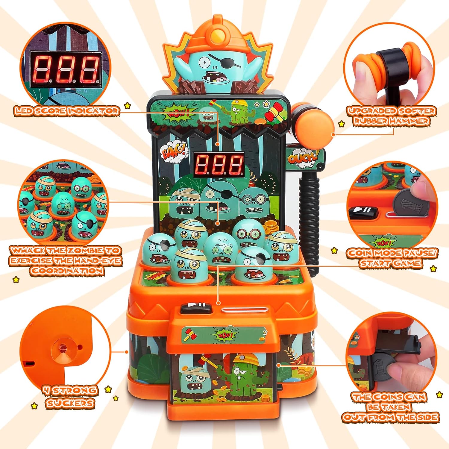 Arcade Game Toys Whack Game Mo - Whack A Mole Arcade review and price